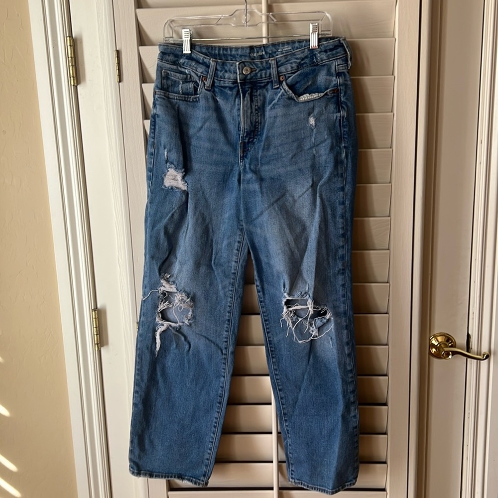 Size 10 old navy high rise O.G. Loose jeans